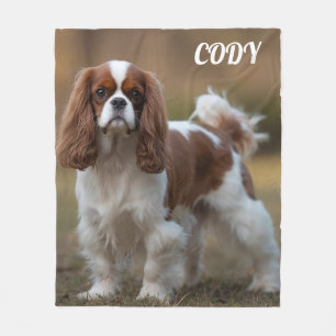 Manta Polar Bonito Cavalier King Charles Personalizado