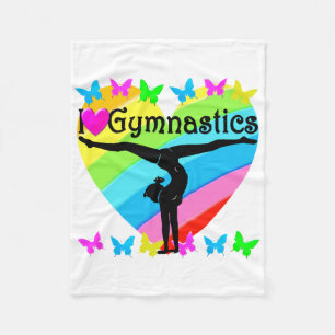 MANTA POLAR BONITO ME ENCANTA EL DISEÑO DE GIMNASTICS RAINBOW