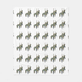 Manta Polar Bonito Merry Go Round Carousse