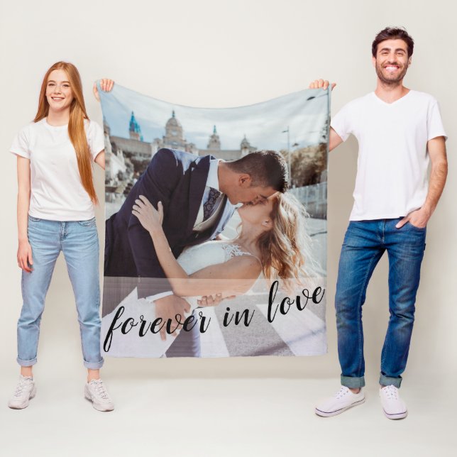 Manta Polar Bonito Para Siempre Enamorado El día de San Valent (In situ)