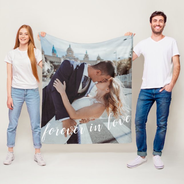 Manta Polar Bonito Por Siempre Enamorado El día de San Valentí (In situ)