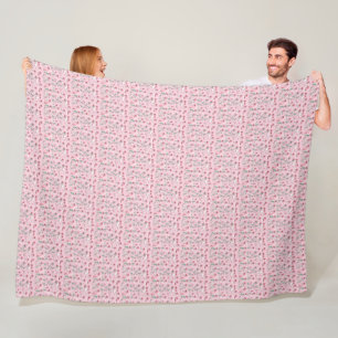 Manta Polar Bonito rosa: Blanqueo de sangre rubor