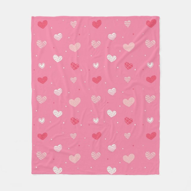 Manta Polar Bonito rosado (Anverso)