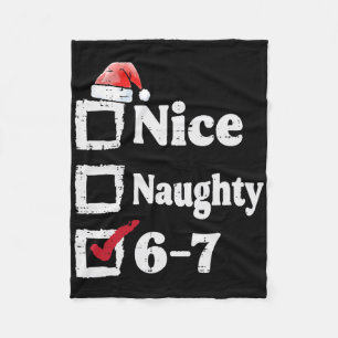 Manta Polar Bonito Travieso 6 7 Meme 67 Navidad Seis Siete Nav