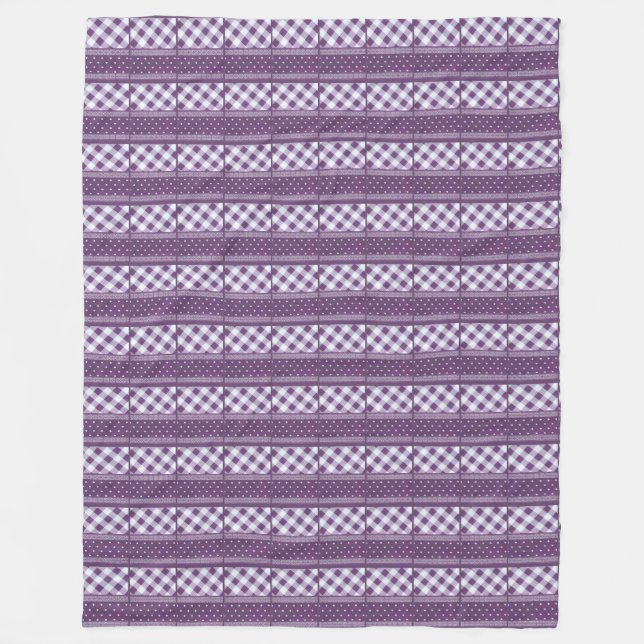 Manta Polar Bonito y fabuloso patrón decorativo femenino de ci (Anverso)