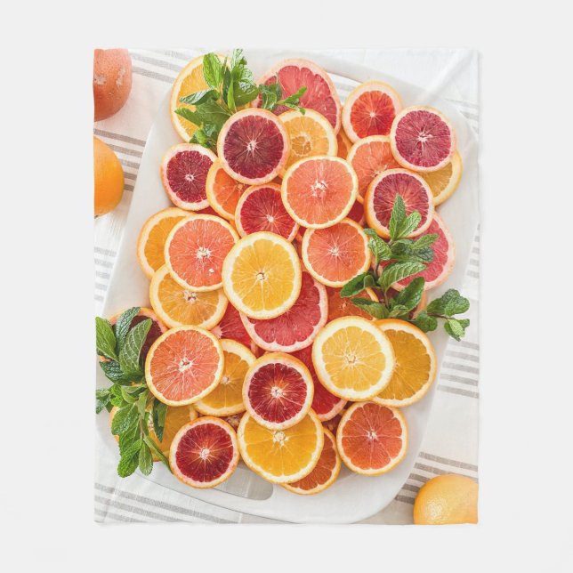 Manta Polar Bonitos Vegetales (Anverso)