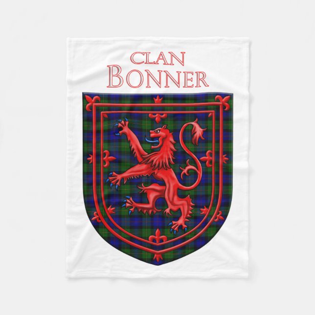Manta Polar Bonner Tartan Scottish Plaid Lion Rampant (Anverso)