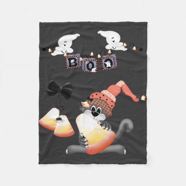 Manta Polar Boo Baby Halloween (Anverso)