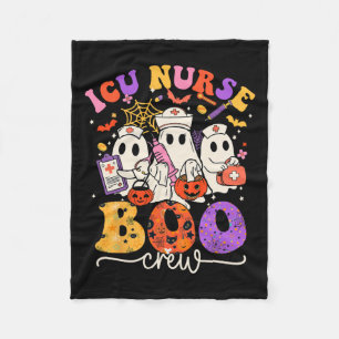 Manta Polar Boo Crew Costume Graciosa Enfermera Fantasma Hallo