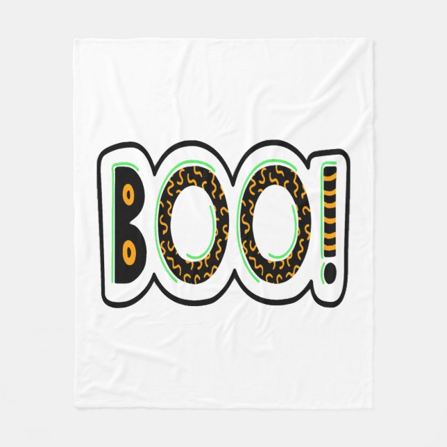 Manta Polar BOO Halloween (Anverso)
