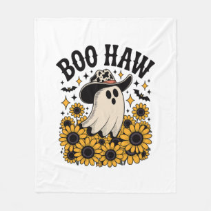 Manta Polar Boo Haw Cow Fantasma Halloween Occidental