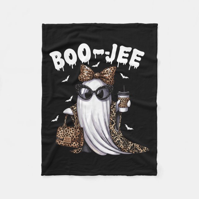 Manta Polar Boo Jee Ghost Shirt Soky Vibes Halloween Boujee Wo (Anverso)