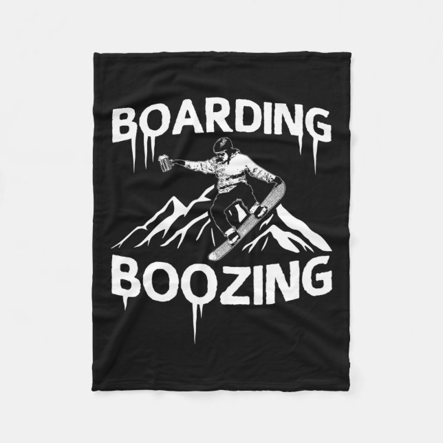 Manta Polar Boodificación de Snowboard (Anverso)