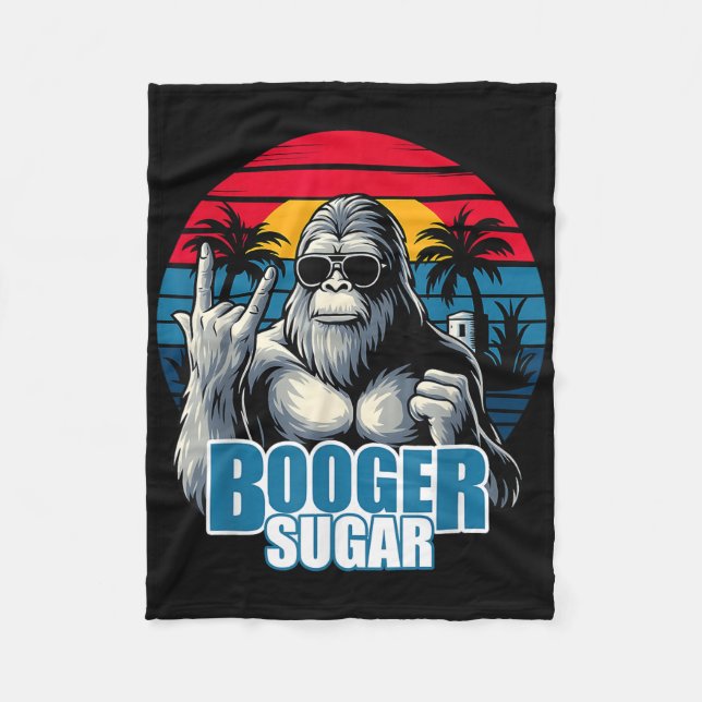 Manta Polar Booger Sugar Sasquatch Funny Gorilla Bigfoot (Anverso)