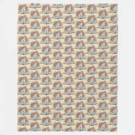 Manta Polar Book Fleece Blanket