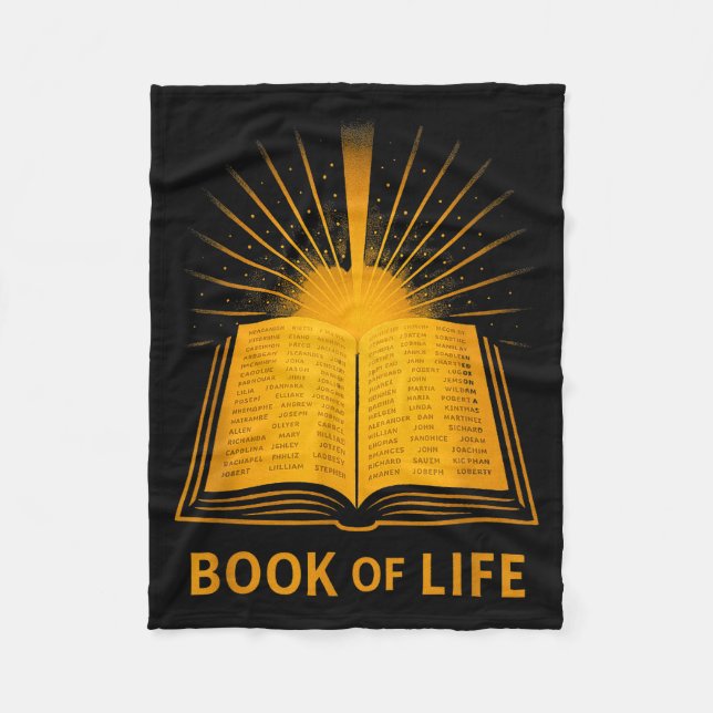 Manta Polar Book Of Life Christian Spiritual Bible Verse Inspi (Anverso)