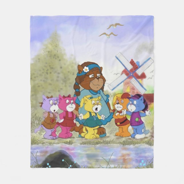 Manta Polar Boomi Cats (Anverso)