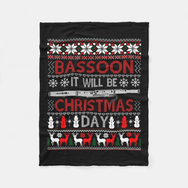 Manta Polar Boon Será El Regalo Del Día De Los Navidades Noche (Anverso)