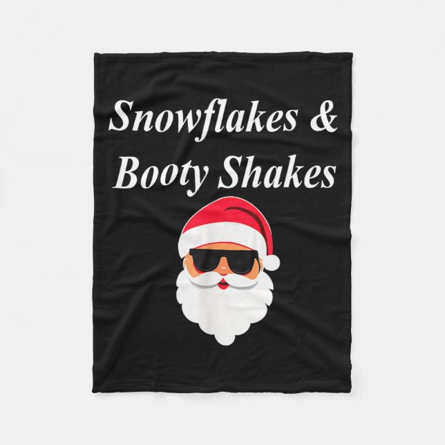 Manta Polar Booty Shake Christmas Funny Naughty Dirty Raunchy  (Anverso)