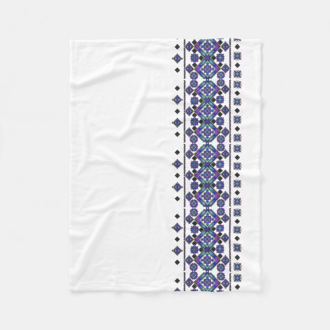 Manta Polar Bordado azul (Anverso)