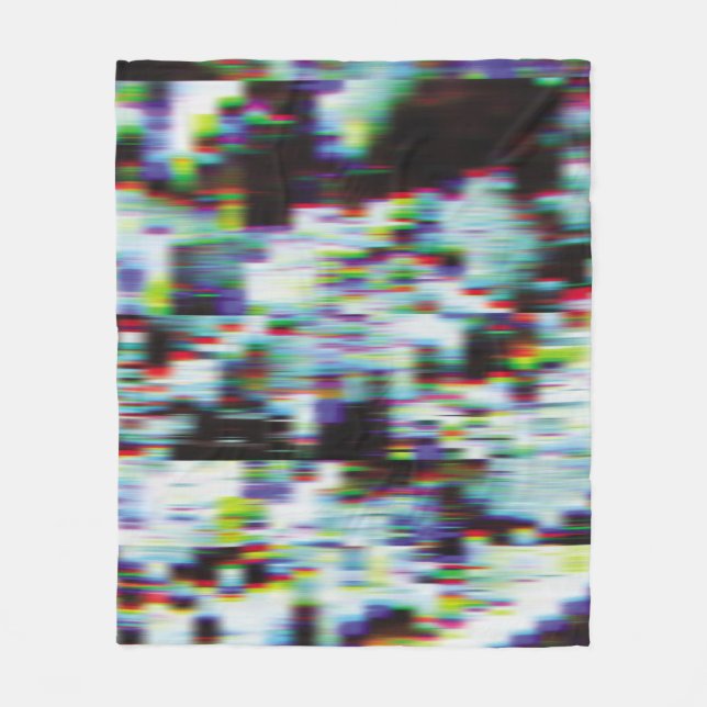 Manta Polar Borde oscuro, ilustracion. Negro, azul, (Anverso)