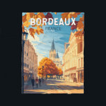 Manta Polar Bordeaux France Viñage Viaje Arte Vintage<br><div class="desc">Diseño de viaje vectorial retro de burdeos. Burdeos,  centro de la famosa región vinícola,  es una ciudad portuaria situada en el río Garonne,  al suroeste de Francia.</div>