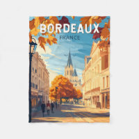 Bordeaux France Viñage Viaje Arte Vintage