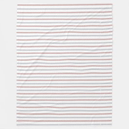 Manta Polar Borgoña y gris delgada franjas de chevron