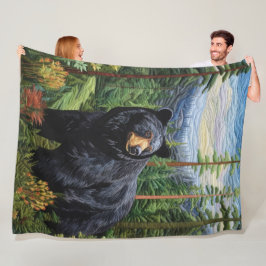 Manta Polar Bosque de oso negro errante