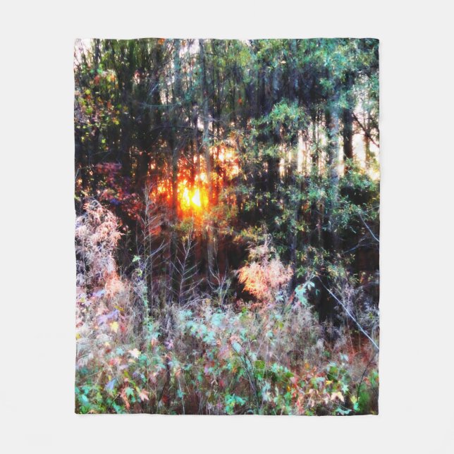 Manta Polar Bosque encantado (Anverso)