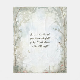 Manta Polar Bosque etéreo encantado