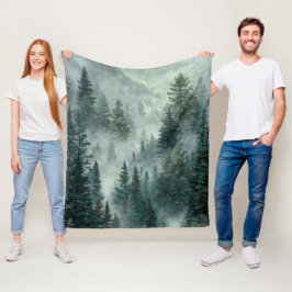 Manta Polar Bosque Malhumorado 