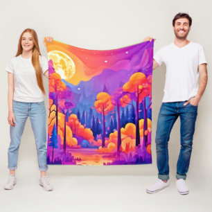 Manta Polar Bosque onlit vibrante