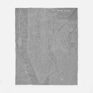 Manta Polar Bosquejo del mapa de New York City