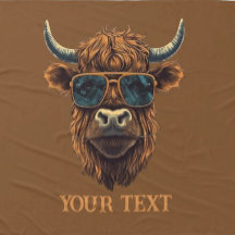 BOSS HIGHLANDER GUAY COW Fleece Blanket