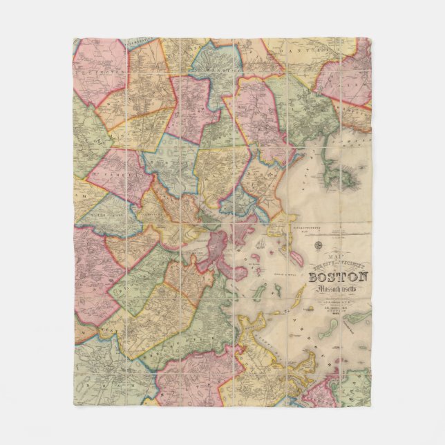 Manta Polar Boston y vecindad (Anverso)