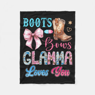 Manta Polar Botas o Arcos Glamma Ama la Revelación de Género W