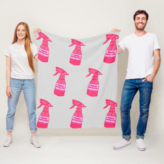 Manta Polar Botella de spray repelente humano humor descarado