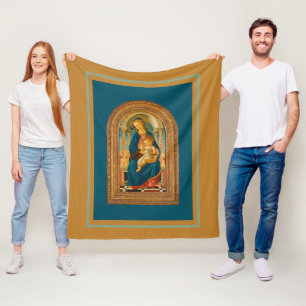 Manta Polar Botticelli (1445-1510) Madonna & Child Enthroned