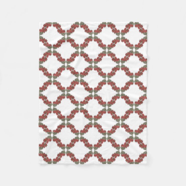 Manta Polar Bougainvillea Fleece Blanket (Anverso)