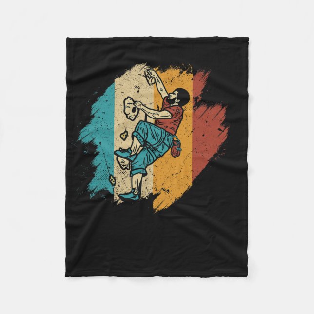 Manta Polar Bouldering Rock Climber Mountain Climbing - Retro  (Anverso)