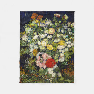 Manta Polar Bouquet de flores en una bolsa de Vincent Van Gogh