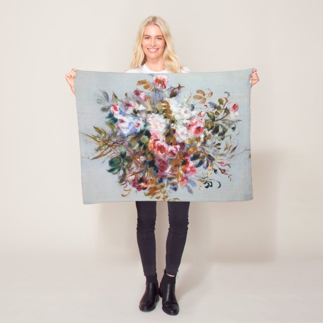 Manta Polar Bouquet de Rosas, Renoir (In situ)