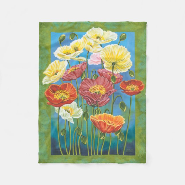 Manta Polar Bouquet en la frontera I (Anverso)