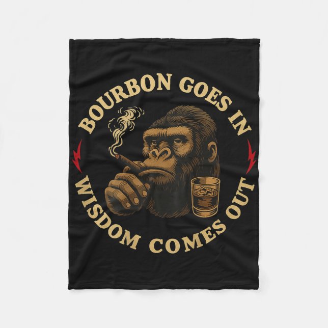 Manta Polar Bourbon sale en sabiduría y sale Whiskey (o (Anverso)