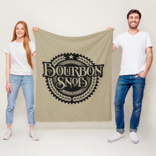 Manta Polar Bourbon Snob - gracioso borracho de whisky