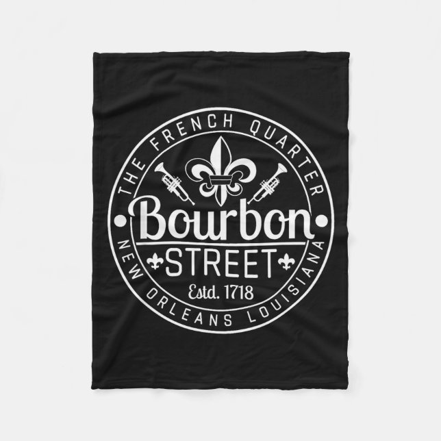 Manta Polar Bourbon Street French Quarter New Orleans Louisian (Anverso)