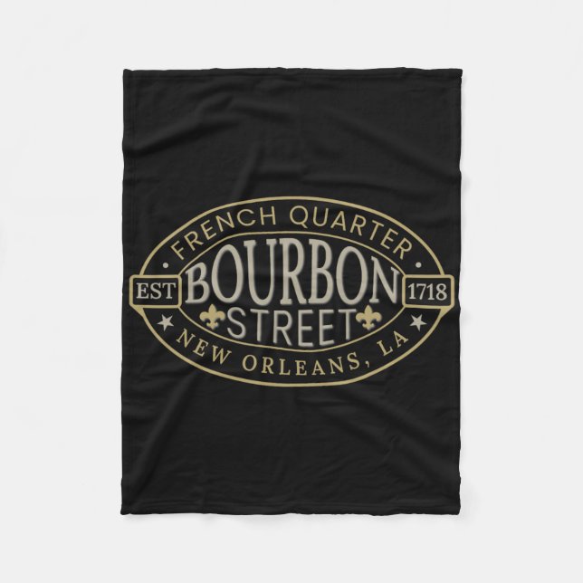 Manta Polar Bourbon Street New Orleans French Quarter Louisian (Anverso)