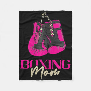 Manta Polar Boxeo Femenino Boxeadora Guantes de Boxeo Kickboxi