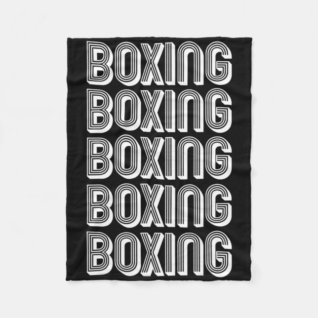 Manta Polar Boxeo Lover (Anverso)